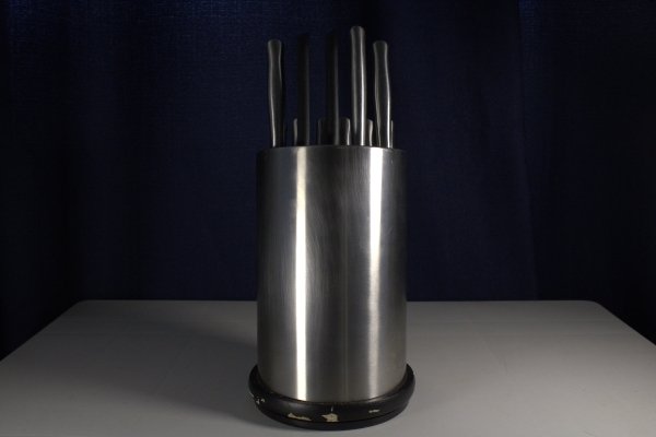 11-Piece Stainless Steel Kitchen Knife Set with Block