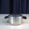 Aluminium Cooking Pots with Lids (Set of 2)