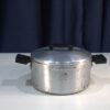 Aluminium Cooking Pots with Lids (Set of 2)